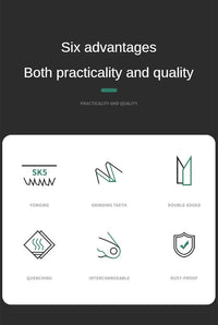 Folding Hand Saw Outdoor for Wood Branches Cutting Tree Trimming Camping Backpacking Hiking Ergonomic No-Slip Handle Hand Tools