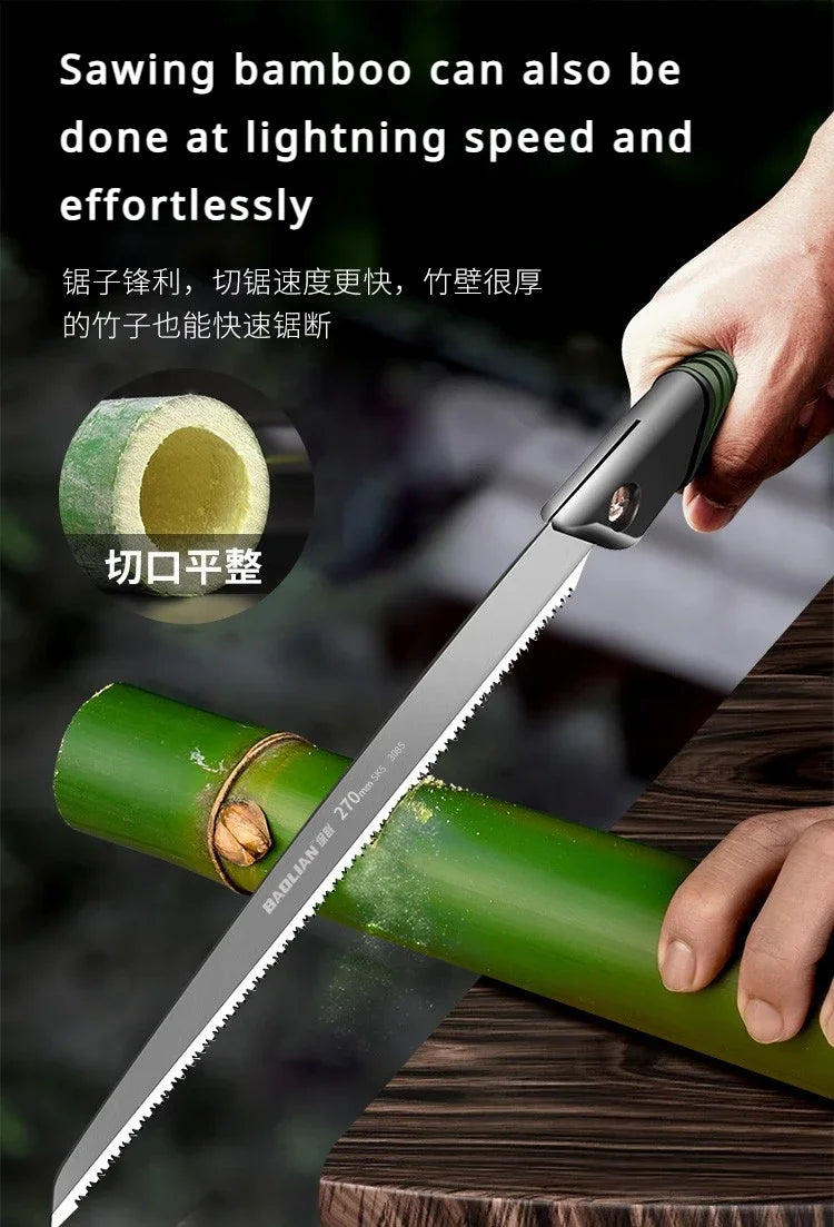 Folding Hand Saw | Outdoor Wood Cutting Tool