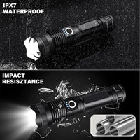 Rechargeable LED Torch | Super Bright Tactical Flashlight