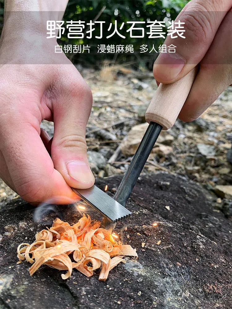 Windproof Waterproof Flint Fire Starter | Outdoor Survival Fire Stick