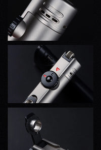 4-Flame Jet Torch Windproof Cigar Lighter | Metal Butane Lighter