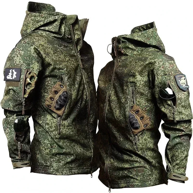 Men’s Military Tactical Jacket & Pants Set | Waterproof Hiking & Outdoor Suit