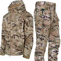 Men’s Military Tactical Jacket & Pants Set | Waterproof Hiking & Outdoor Suit