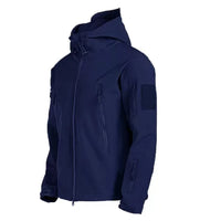 Men’s Softshell Fleece Jacket | Winter Windproof Outdoor Coat