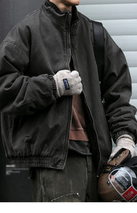 Japanese Vintage Polar Fleece Jacket | Men’s Winter Thick Jacket