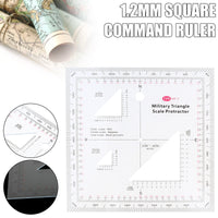 Military Map Navigation Scale Ruler | 1:25K–1:250K Metric