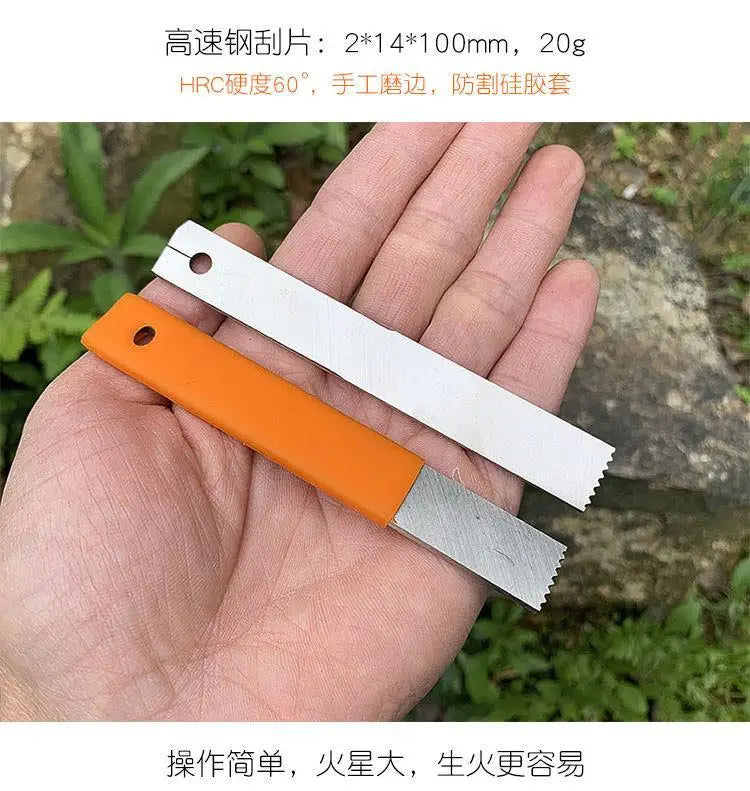 Magnesium Fire Starter Kit | Flint & Ferro Rod Survival Fire Tool