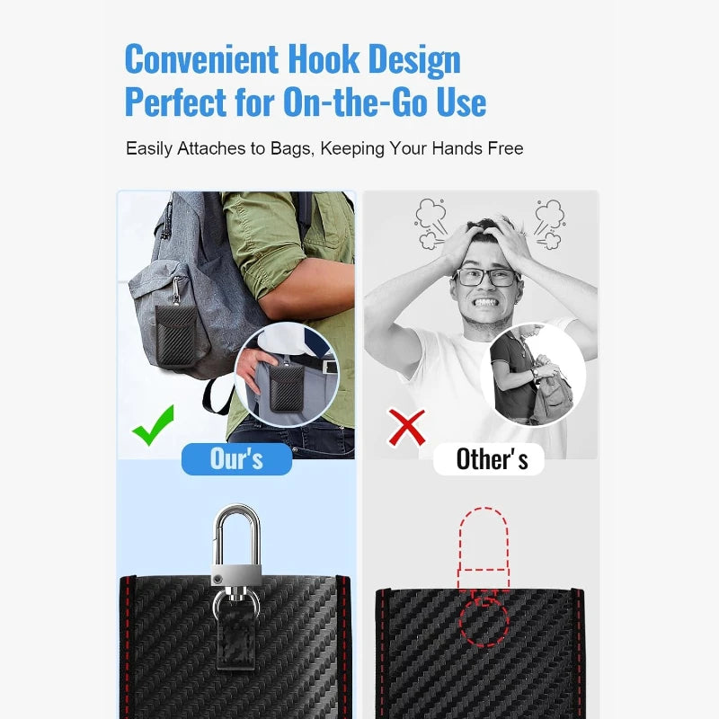 Faraday Pouch for Car Keys | Keyless Entry Signal Blocker