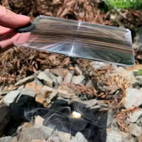 Outdoor Solar Fire Starter Card | Fresnel Lens Survival Tool