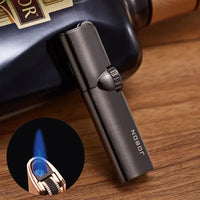 4-Flame Jet Torch Windproof Cigar Lighter | Metal Butane Lighter