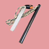 10x150mm Outdoor Flint Magnesium Fire Starter | EDC Survival Kit with Scraper & Whistle