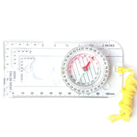 Compass Navigation Ruler | Map Reading Scale for Hiking & Scouts