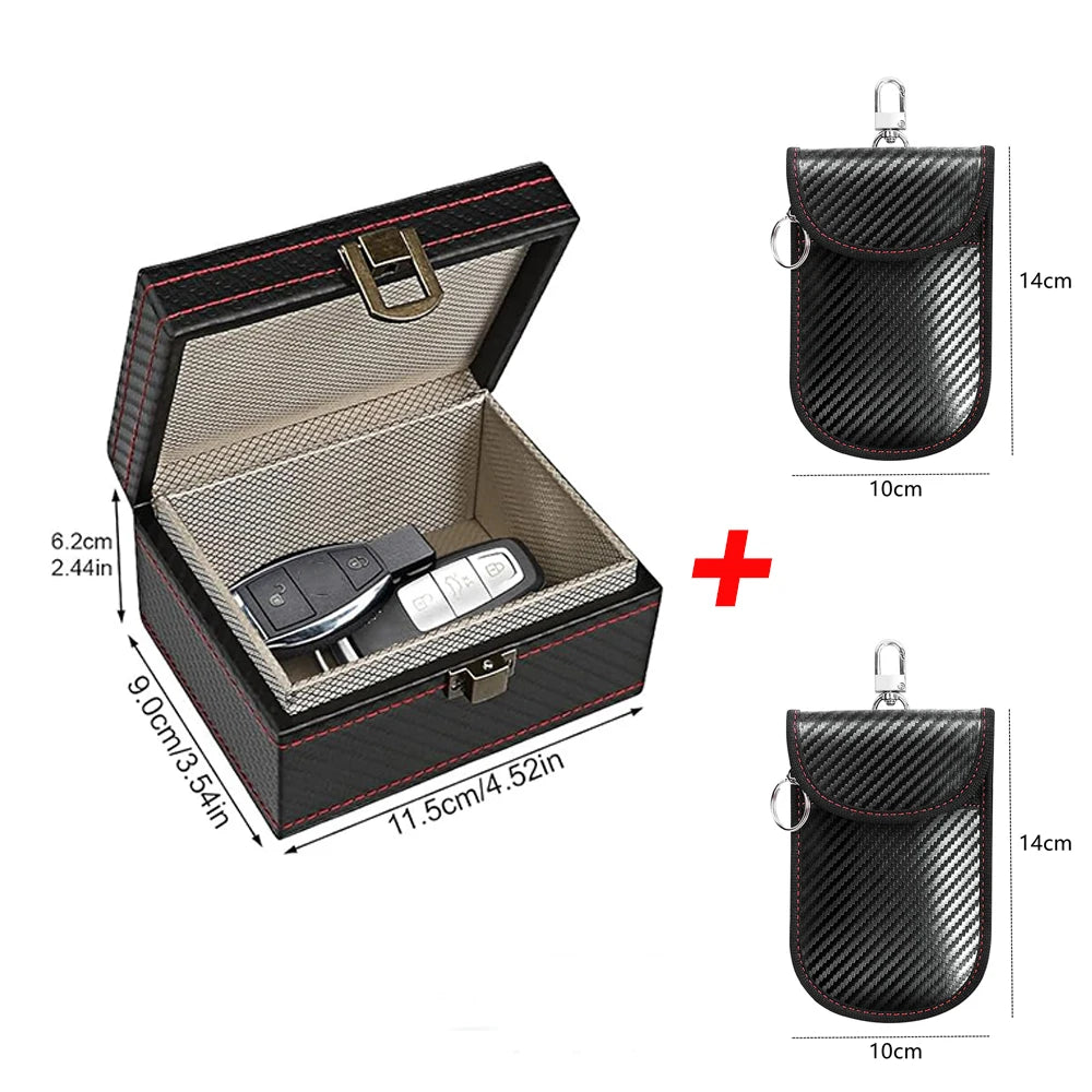 Protection Car Key Box & 2 Faraday Bags | Keyless Go Protection
