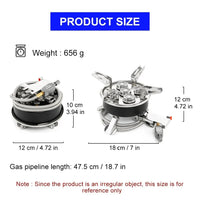 Widesea Camping Tourist Burner 8800W Gas Stove Cookware