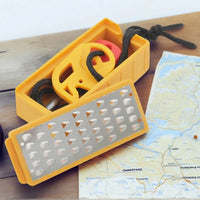 Smith's 50562 Pack Pal Tinder Maker with Fire Starter | Stainless Steel Grater | Outdoor Survival Tool