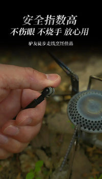 3K Carbon Fiber Handle Outdoor Emergency Survival Camping Roller Flint High Purity Portable Lightweight Fire Stick Equipment