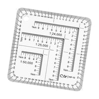 UTM Corner Ruler Map Tool | Coordinate Reading Scale