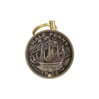 Retro Coin Kerosene Torch Lighter | Mini Portable Keychain Cigarette Lighter