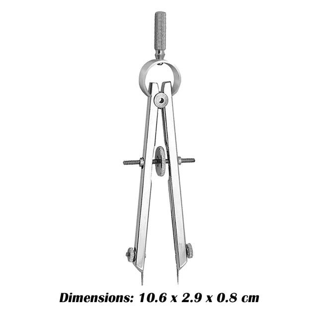 Drafting Compass with Lock | Metal Geometry Drawing Tool