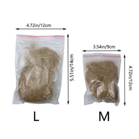 Natural Jute Silk Fire Starters | Lightweight Emergency Fire Igniter