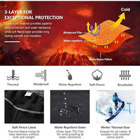 TRVLWEGO Women’s Winter Hiking Pants | Waterproof Softshell Ski & Trekking Trousers