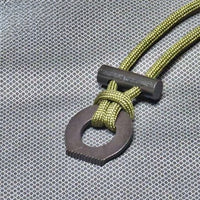 Survival Fire Starter Paracord Necklace | Flint & Steel EDC Tool