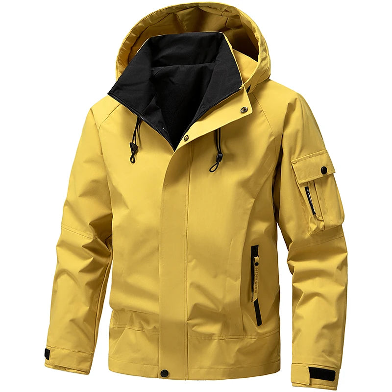 Men’s Waterproof Softshell Jacket | Lightweight Hooded Coat
