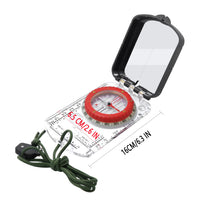 Orienteering Map Compass | Sighting Mirror with Adjustable Declination