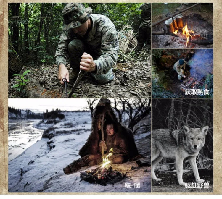 Thick Large Size Flint Magnesium Stick | Survival Fire Starter