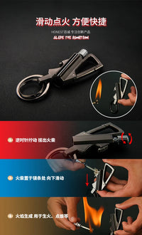 Match Kerosene Lighter | Multi-Functional Waterproof Keychain