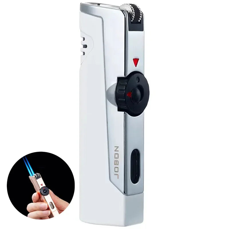 4-Flame Jet Torch Windproof Cigar Lighter | Metal Butane Lighter