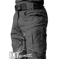 Mens Waterproof Cargo Pants Elastic Multiple Pocket Military Male Trousers Outdoor Joggers Pant Plus Size Tactical Pants Men