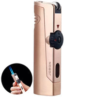 4-Flame Jet Torch Windproof Cigar Lighter | Metal Butane Lighter