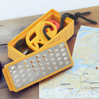 Smith's 50562 Pack Pal Tinder Maker with Fire Starter | Stainless Steel Grater | Outdoor Survival Tool