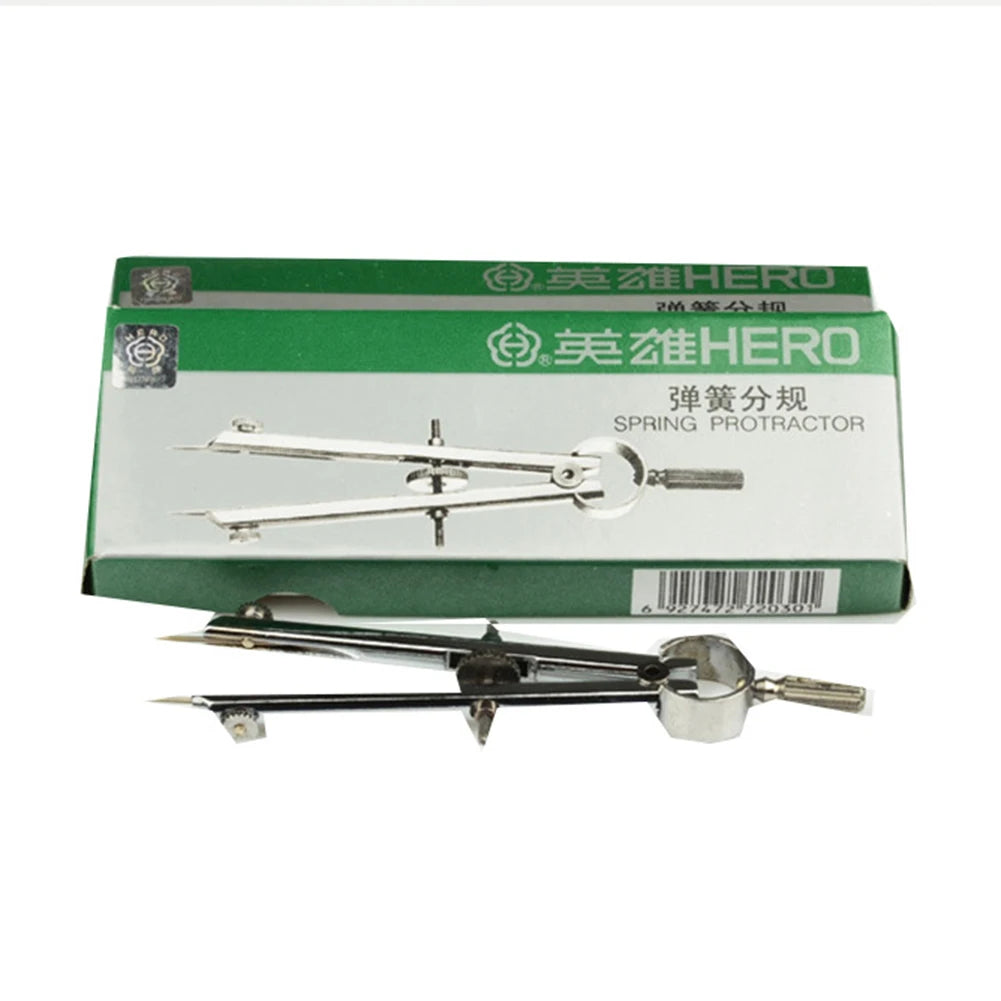 Drafting Compass with Lock | Metal Geometry Drawing Tool