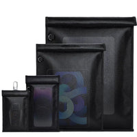 Signal Blocking Faraday Bag Retardant EMF Protection Shielding Pouch Black Anti-tracking Cell Phone Blocker Phone