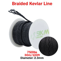 9KM Kevlar Cord |High Strength, Flame-Resistant, Braided Outdoor Line