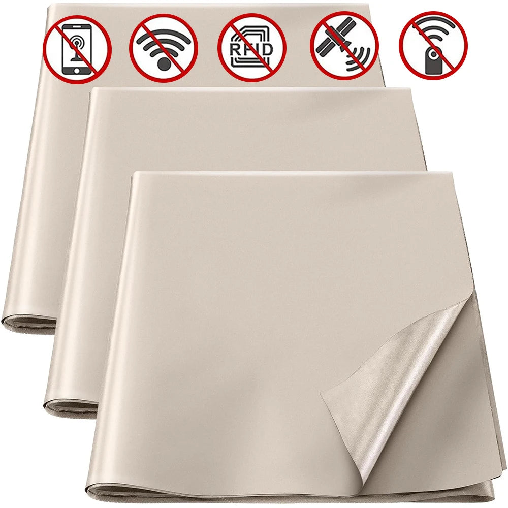 Faraday 5G Shield Fabric EMF EMI RF RFID Shielding Anti Radiation Electromagnetic RFID Blocking Material Blocks SignalsЗащитная