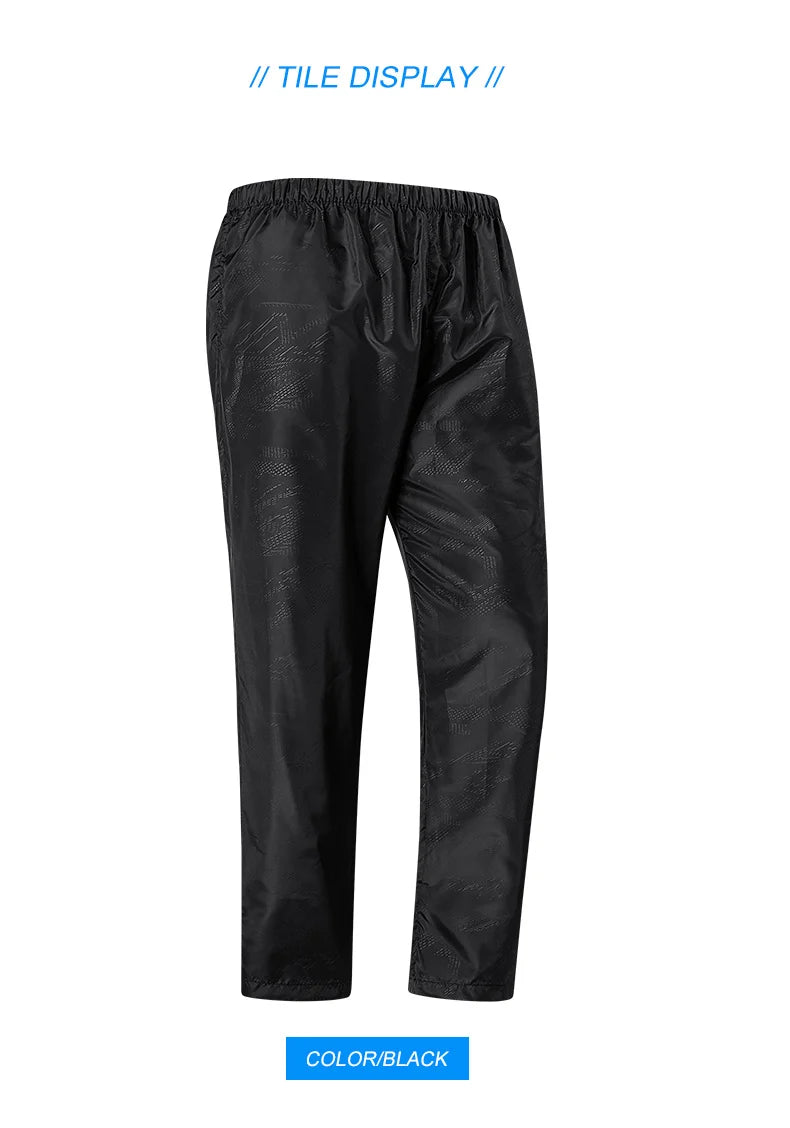 JNLN Men Women Waterproof Hiking Pants Camping Trekking Climbing Rain Pants Unisex Outdoor Sports Quick Dry Mountain Trousers