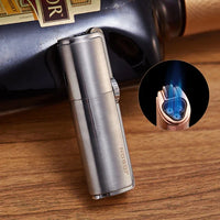4-Flame Jet Torch Windproof Cigar Lighter | Metal Butane Lighter