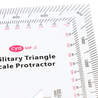 Military Map Navigation Scale Ruler | 1:25K–1:250K Metric