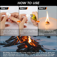 Outdoor Flammable Cotton Core | Mini Fire Starter