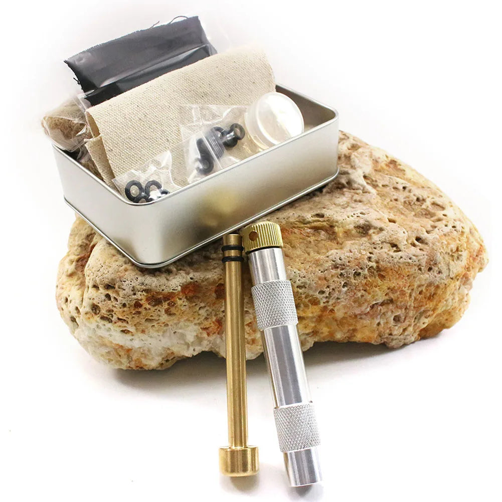 Brass Fire Piston Kit | Outdoor Emergency Fire Starter