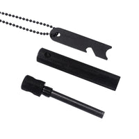 Fire Steel Magnesium Rod | Spark Steel with Chain & Compass