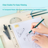 Deli Compass Set | Multifunctional Drawing & Ruler Kit