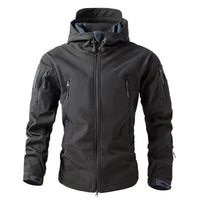 Men’s Softshell Fleece Jacket | Winter Windproof Outdoor Coat