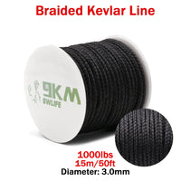 9KM Kevlar Cord |High Strength, Flame-Resistant, Braided Outdoor Line