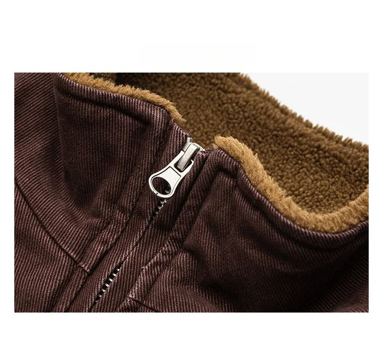 Japanese Vintage Polar Fleece Jacket | Men’s Winter Thick Jacket