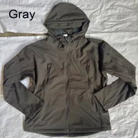 Men's Winter Autumn Softshell Fleece Jackets Windproof Outdoor Fishing Hiking Hunting Thermal Camping Cargo Coats Warm M-5XL