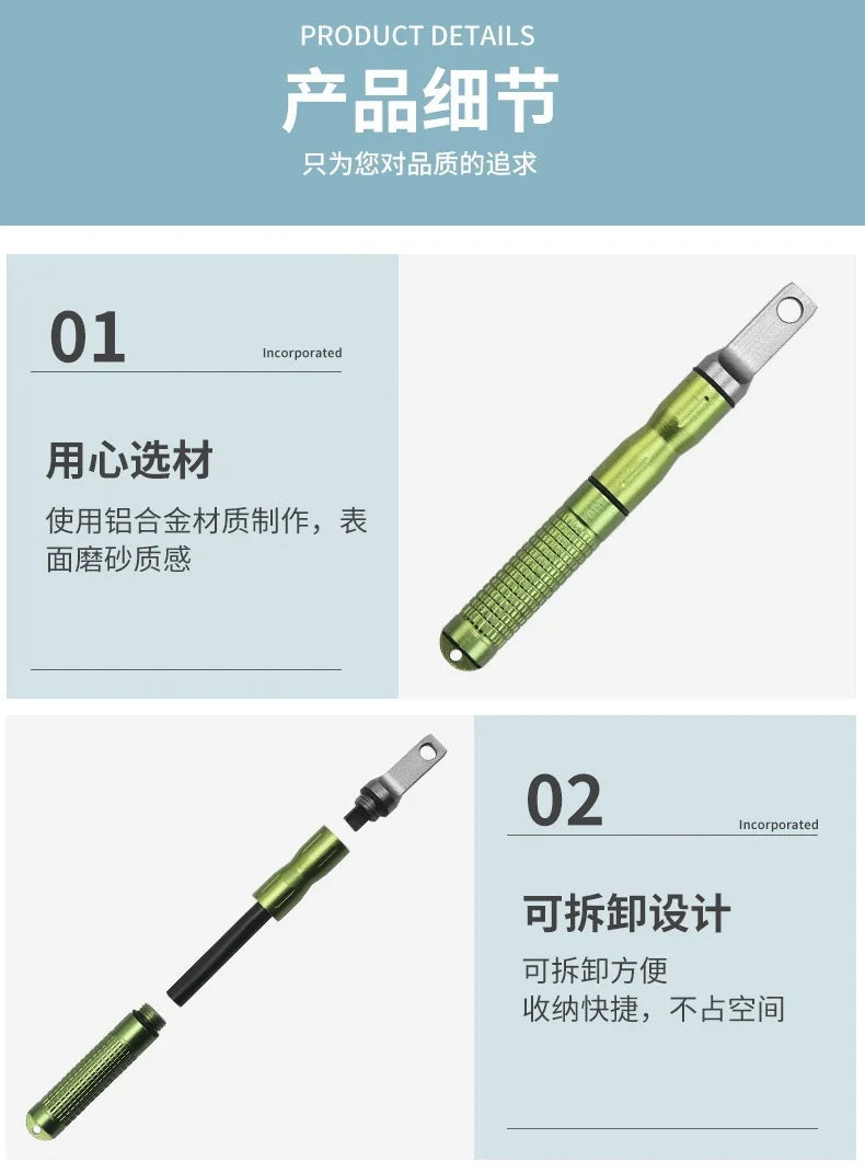 Compact Fire Starter Sticks | Survival Flint & Magnesium Rod